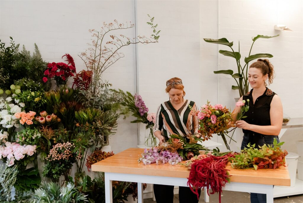 Flower crown workshop hen's party ideas