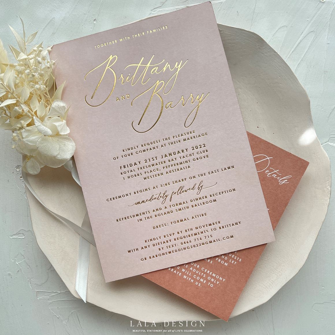 Lala Design Wedding Invitations