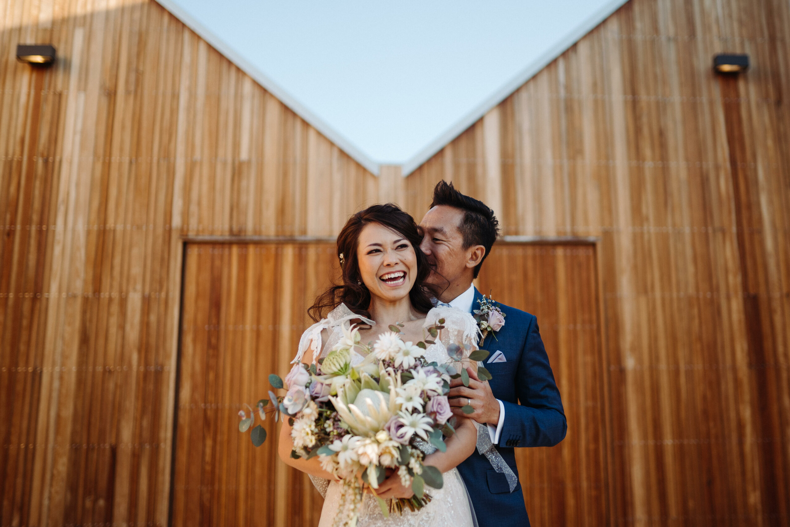 The Woodhouse Wollombi weddings bride and groom scaled