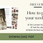 Download your free wedding planning guide PDF including how to set a wedding budget