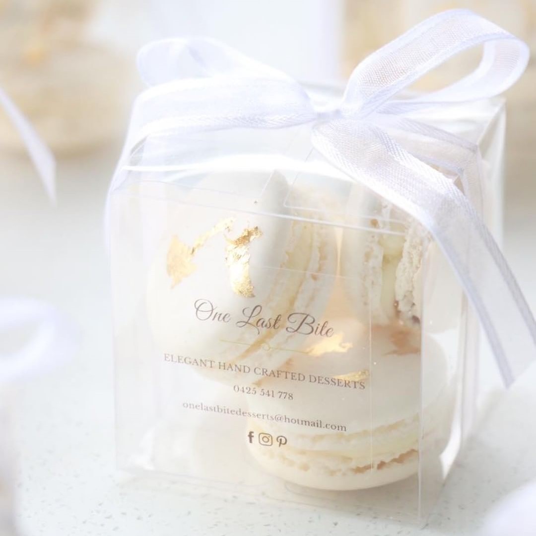 One Last Bite macaroons bridesmaid proposal box ideas