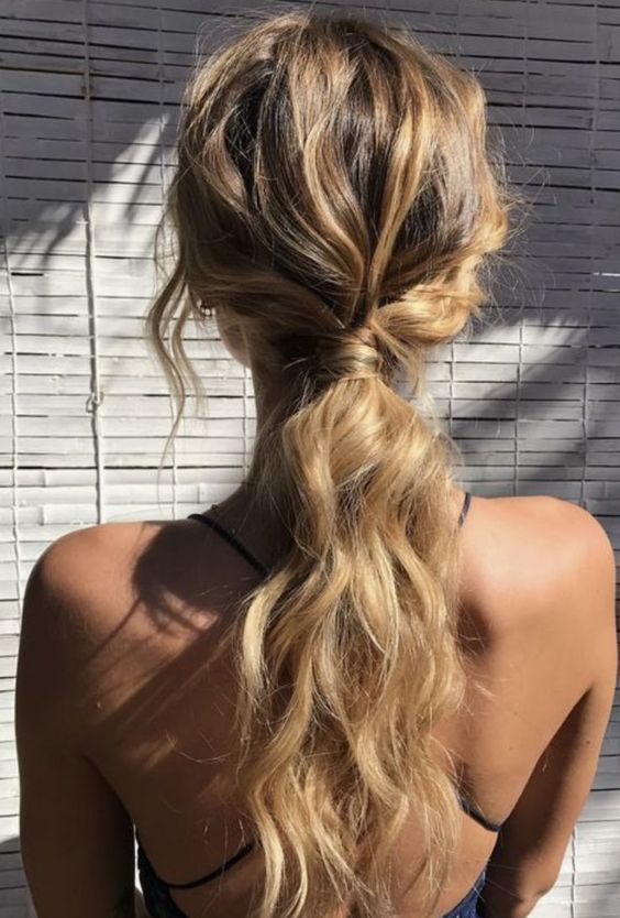 beach boho hairstyle