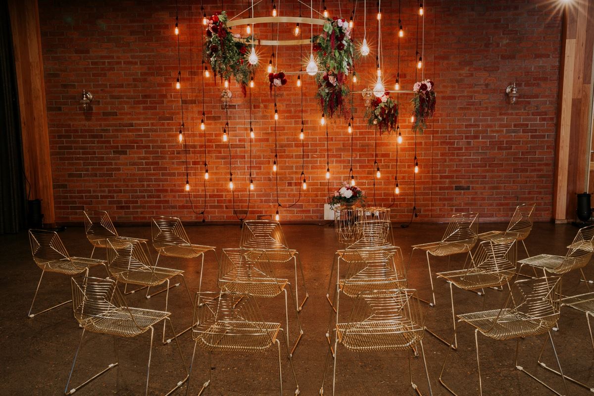 industrial wedding inspiration