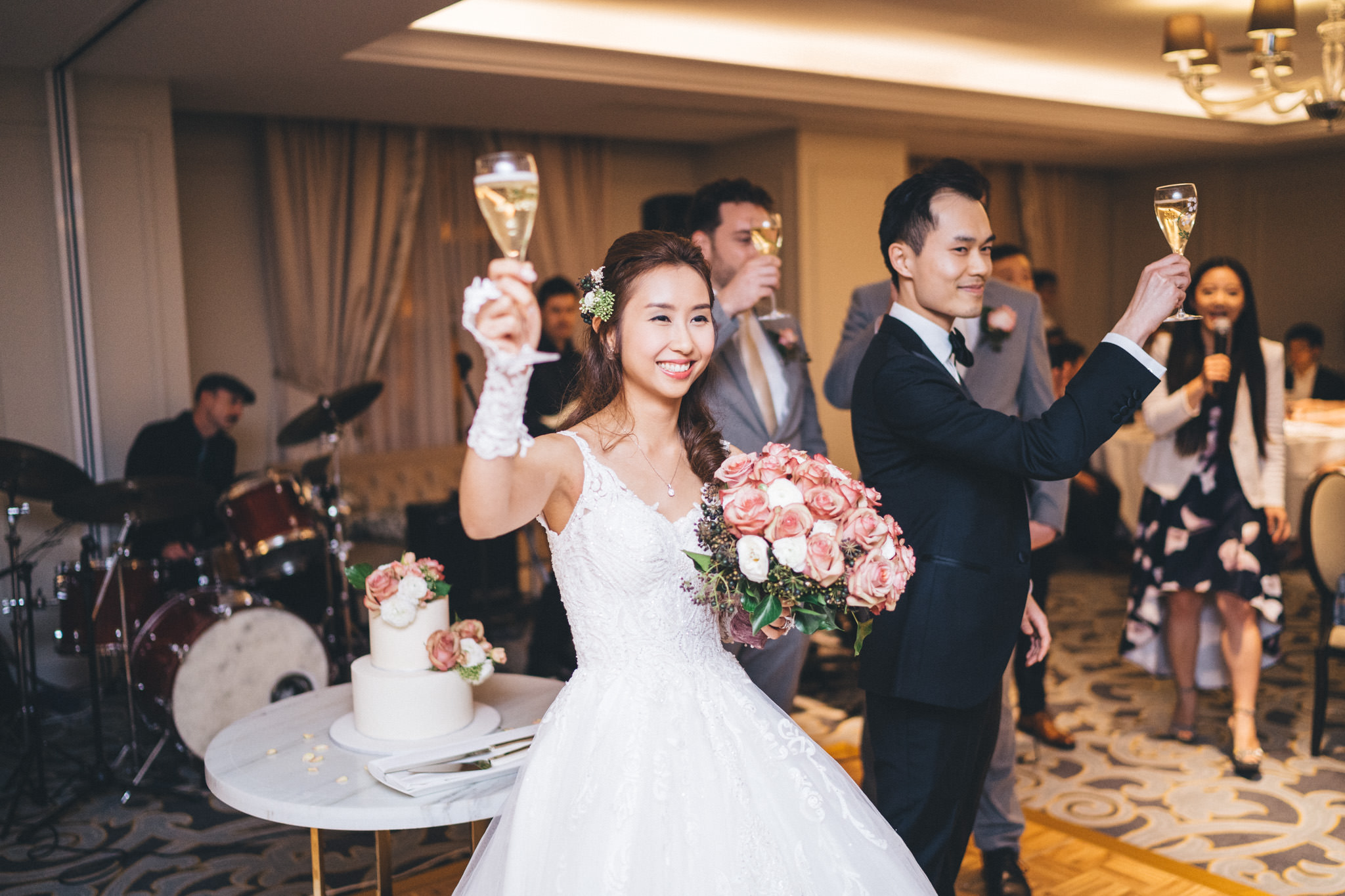 The Langham sydney wedding, dress from Fashions by Farina