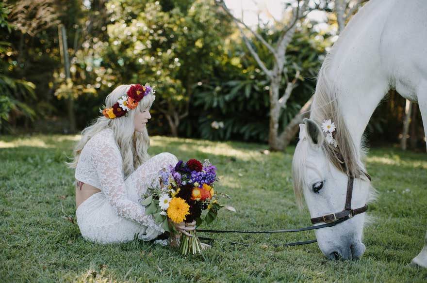 Spring has sprung: 10 sensational spring weddings Annika_Michael_Bohemian spring wedding