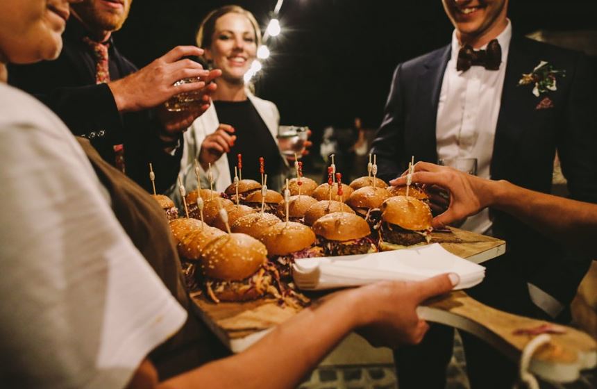 Sliders from Bev’s Catering