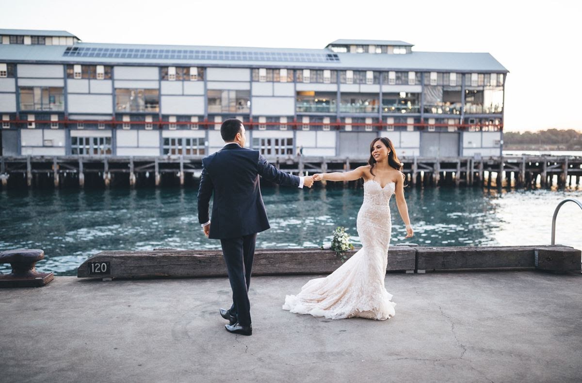 Couple photography at Pier One Sydney Harbour