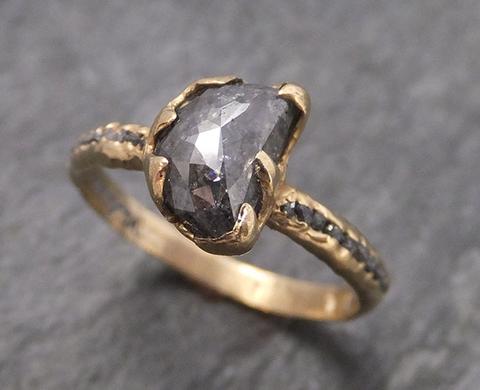 raw diamond engagement rings
