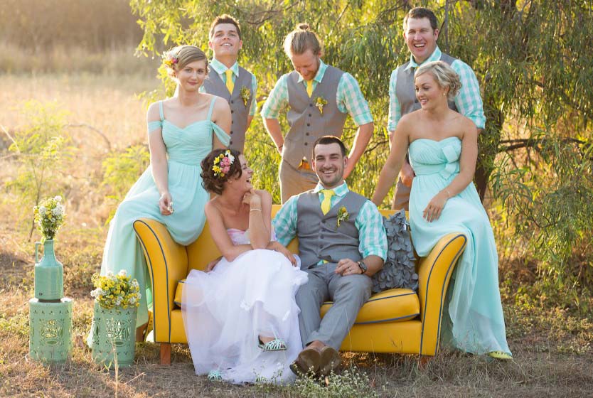 Spring has sprung: 10 sensational spring weddings Kelsi_Kurt_colourful spring wedding