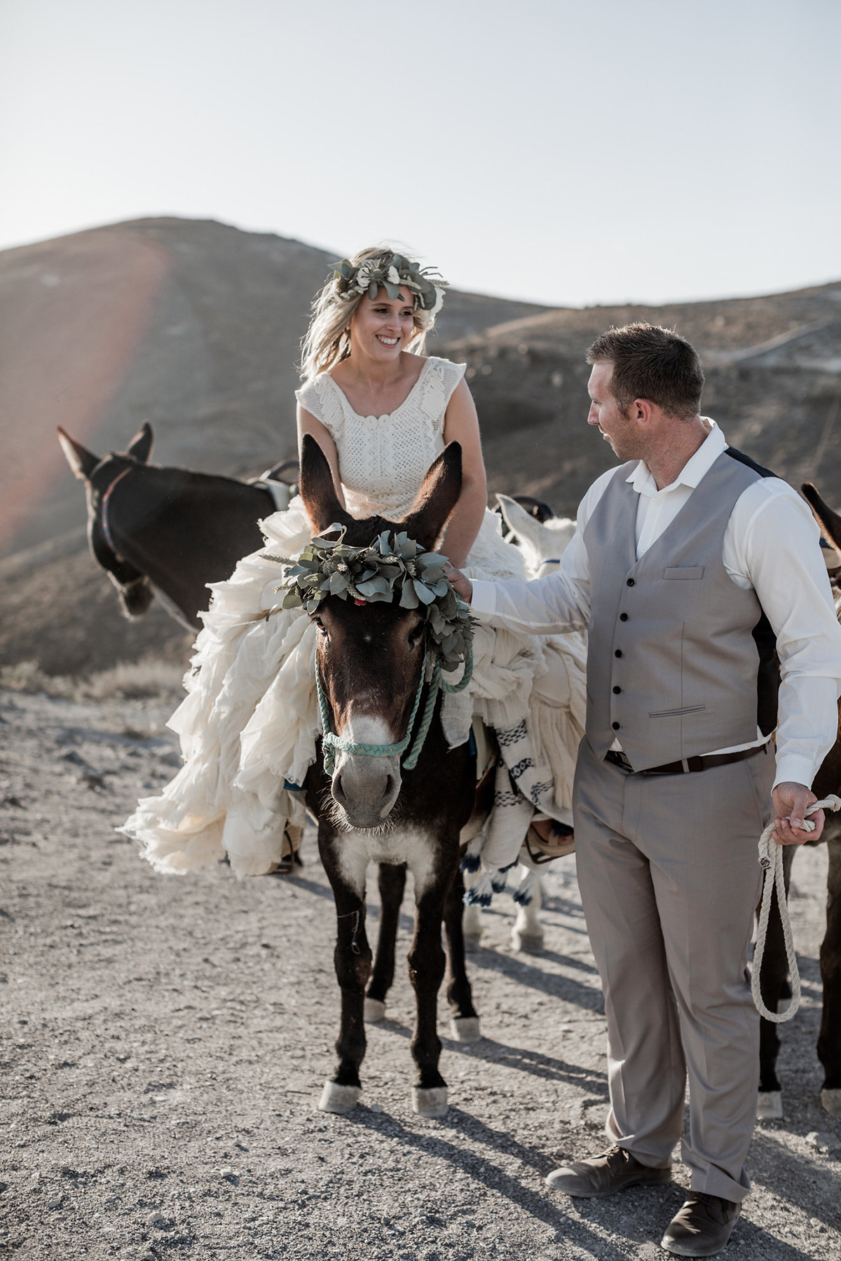 Nicole Michael Santorini Elopement Lilly Red SBS 029