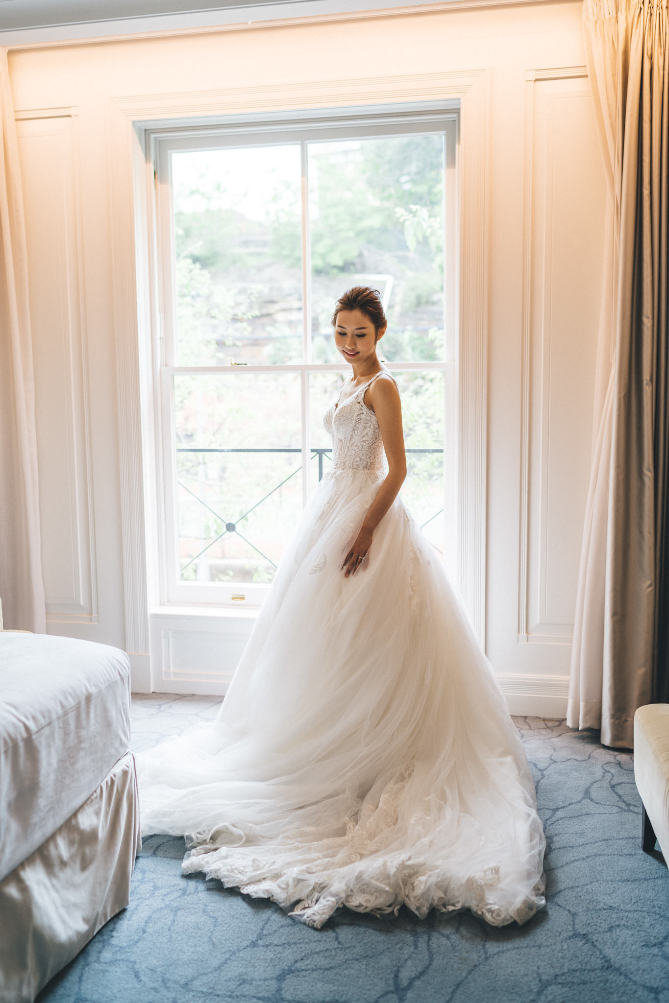 The Langham sydney wedding, dress from Fashions by Farina