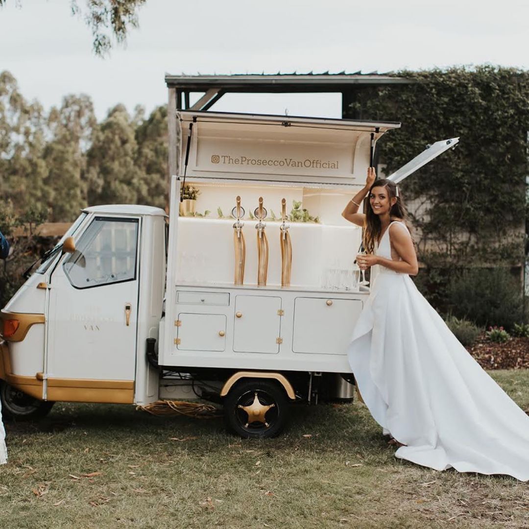 The Prosecco Van outdoor wedding ideas Melbourne Victoria