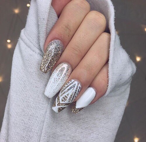 Nailed it: spectacular manicures for your big day art deco nails