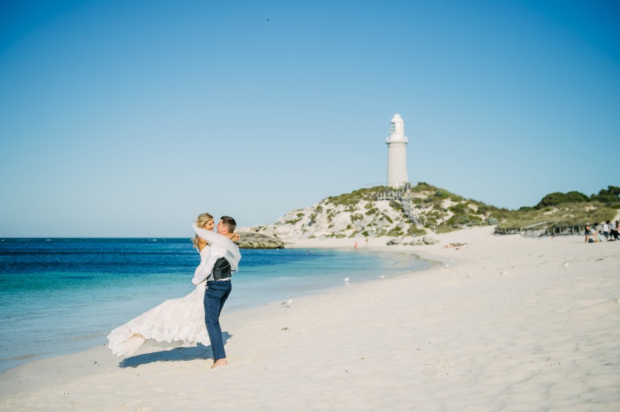Beach wedding inspiration from 15 real newlyweds beach wedding, rottnest island wedding,