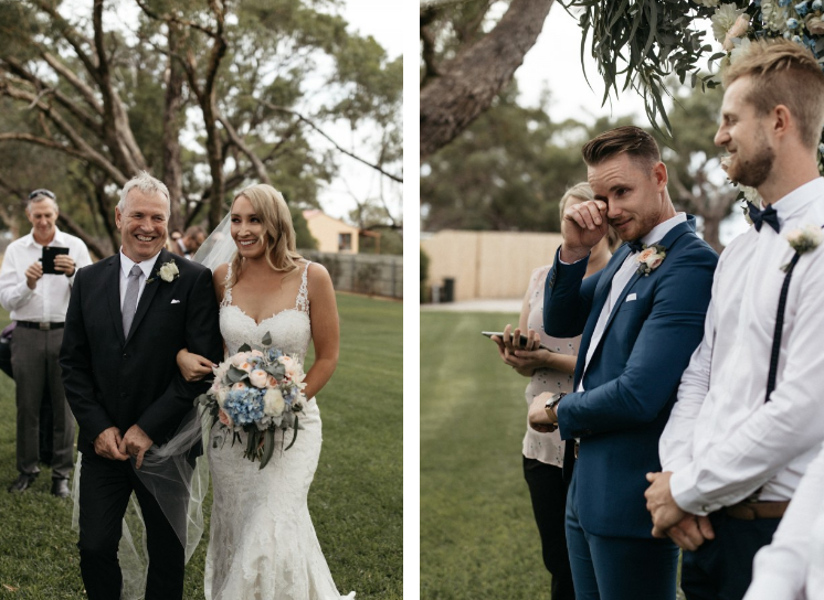 Pros and cons of a first look on your wedding day