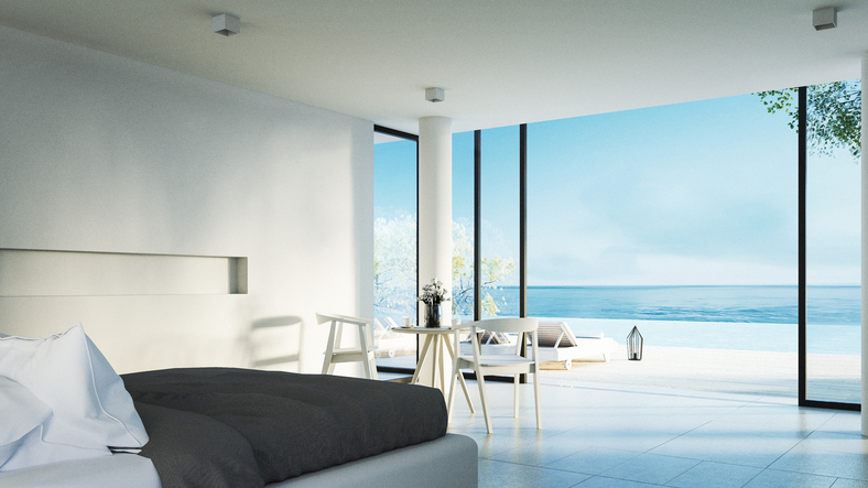 The Modern Bedroom - Sundeck on Sea view