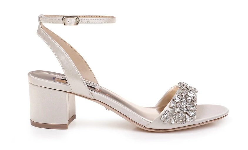 comfortable bridal heels