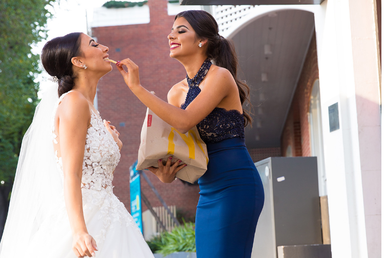before the wedding