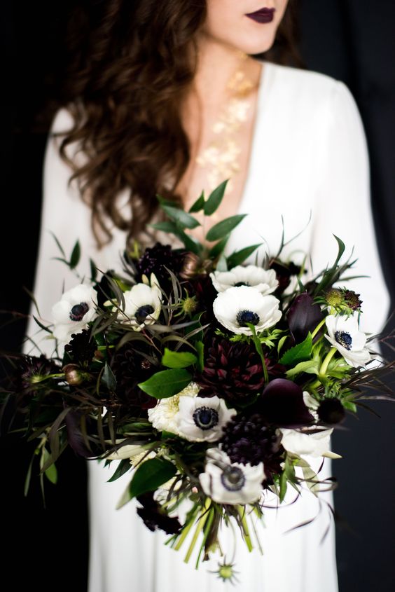 black wedding inspiration