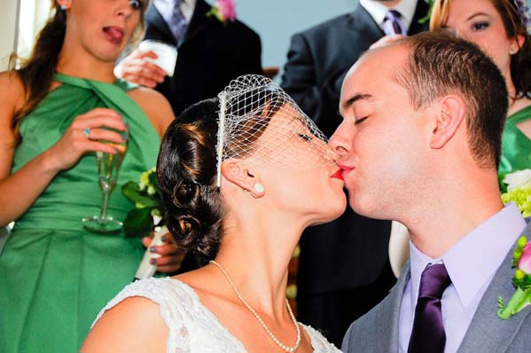 wedding photo bomb - bridesmaid