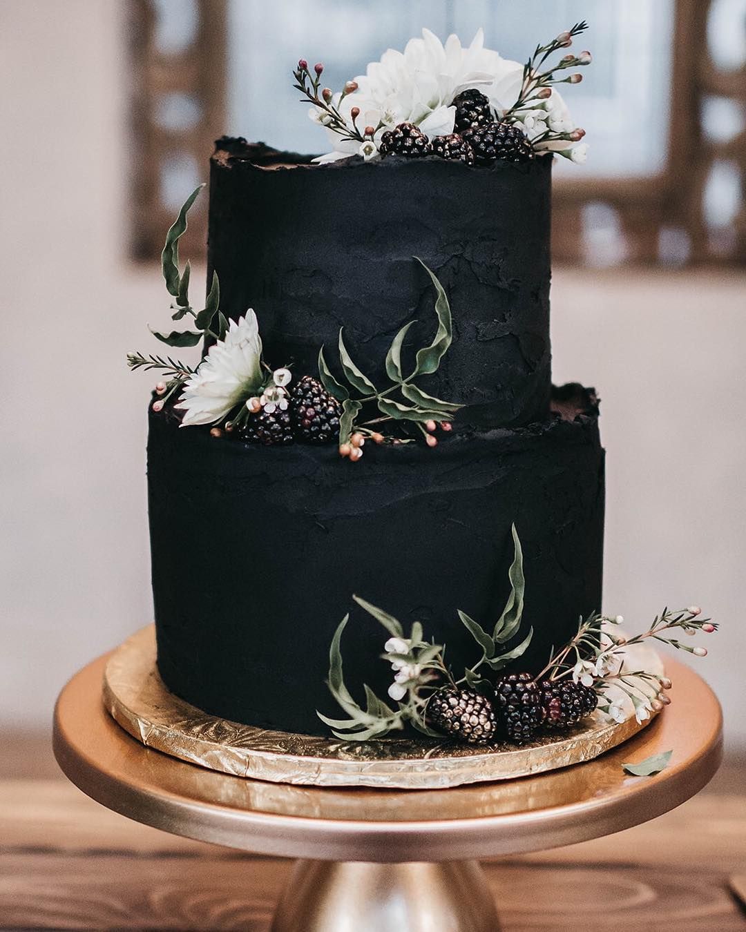 black wedding inspiration