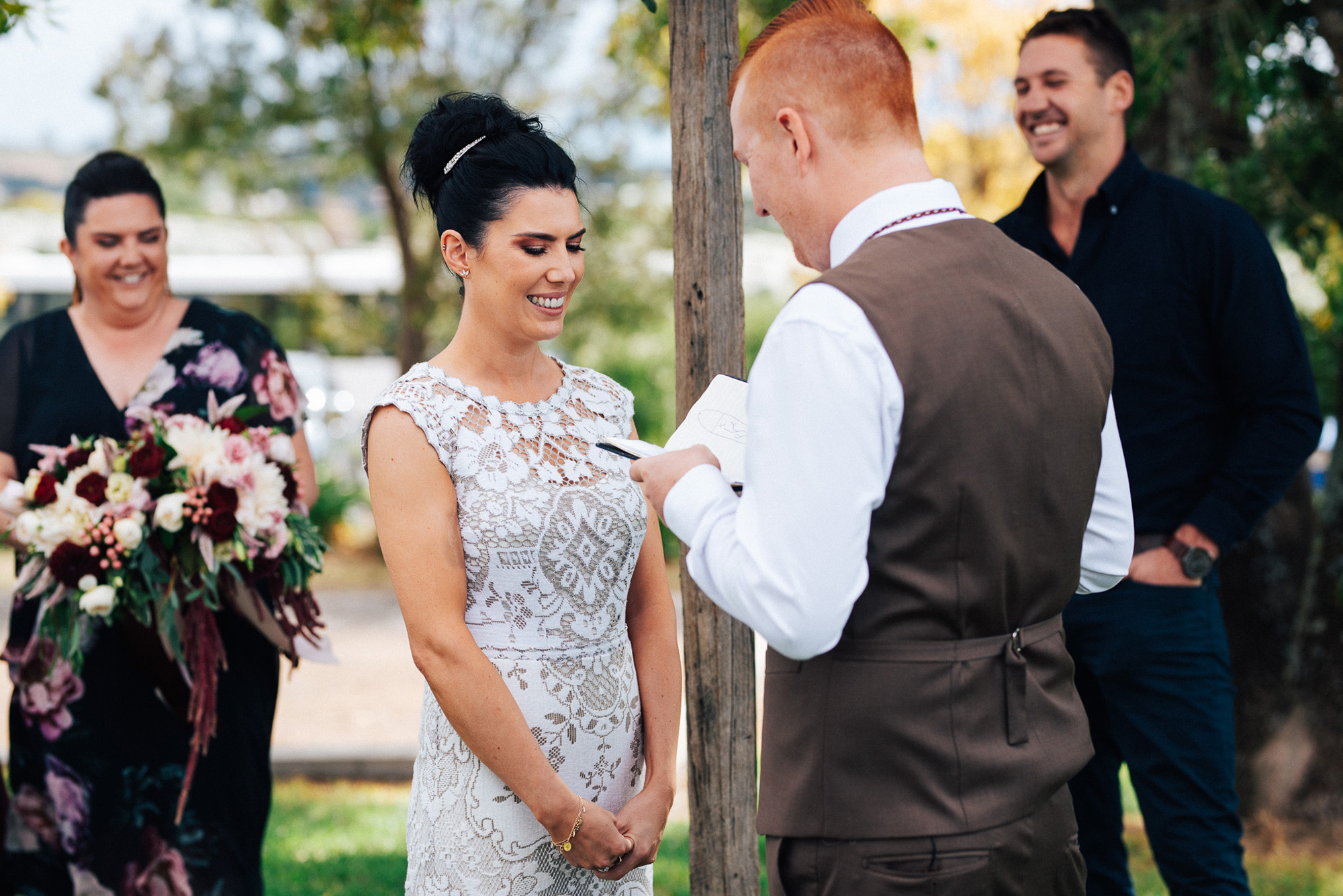 Amy Alex Rustic Vintage Wedding The White Tree 032