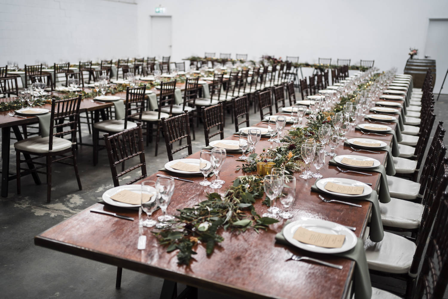 Rustic warehouse wedding at Assembly Yard Fremantle, Perth. Photos by Paul Winzar. Eloise & Liam.