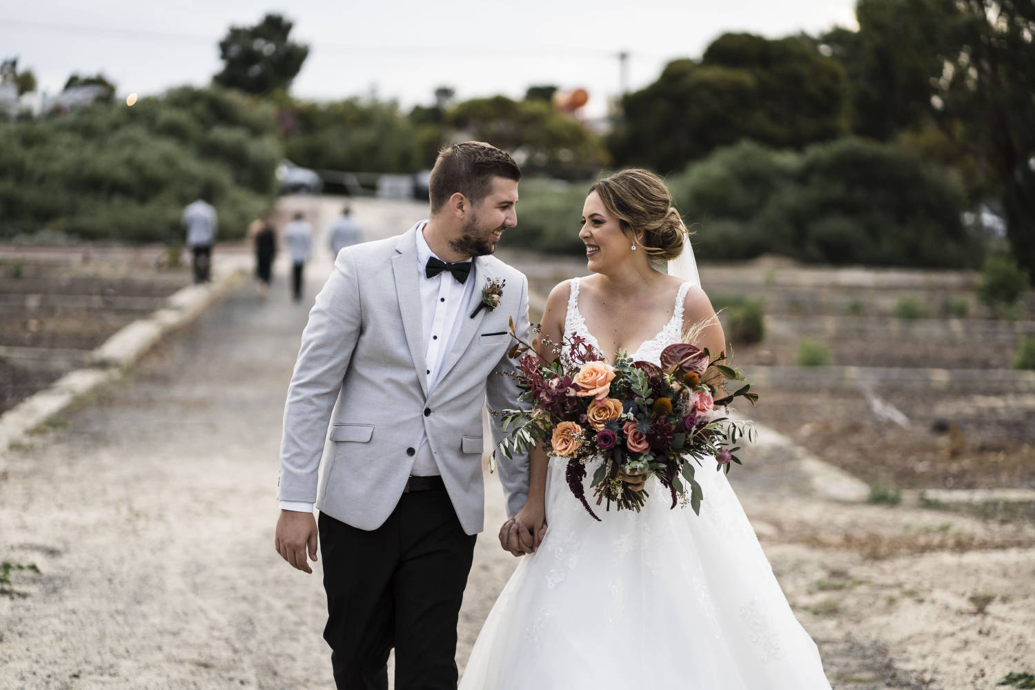 Rustic warehouse wedding at Assembly Yard Fremantle, Perth. Photos by Paul Winzar. Eloise & Liam.