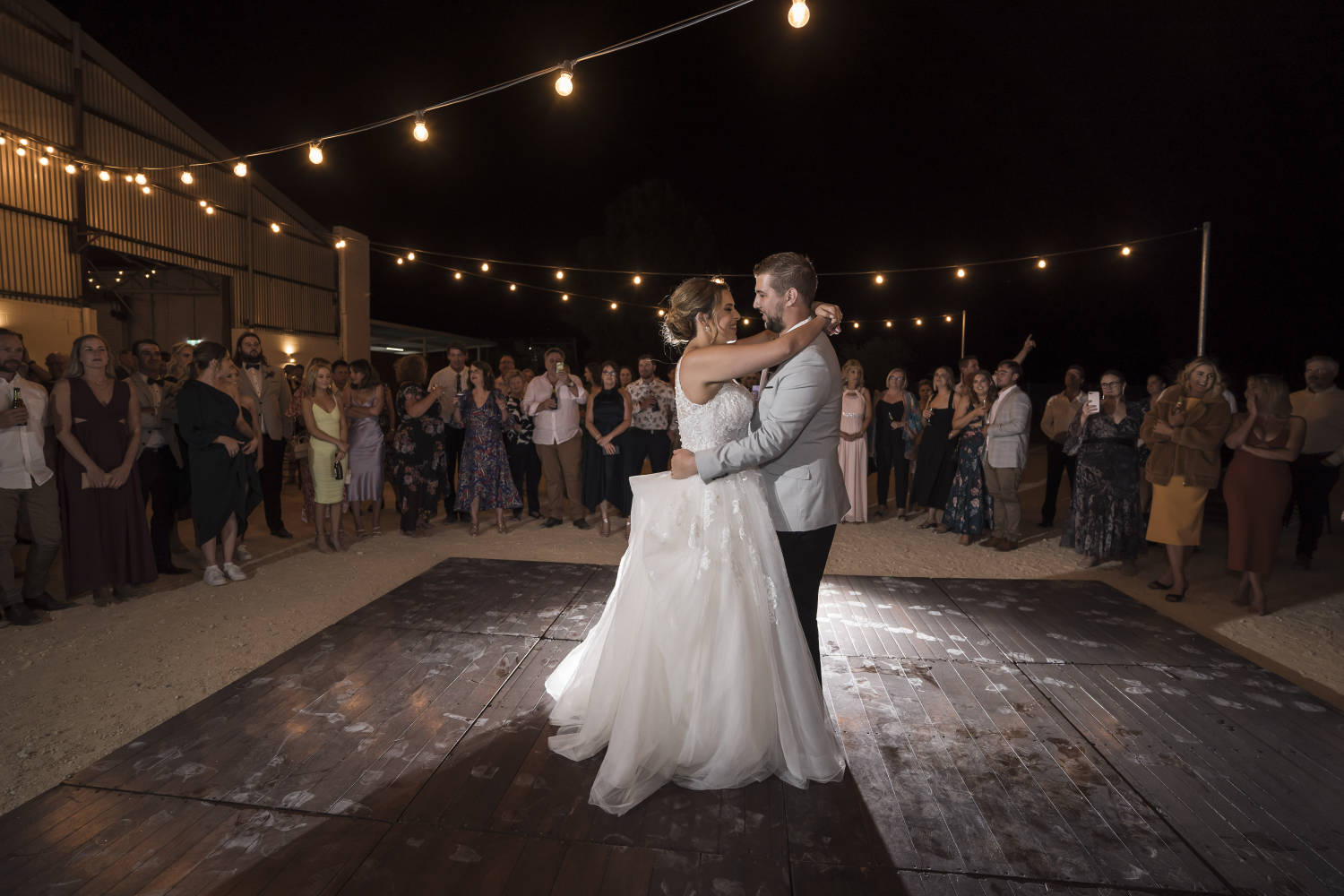 Rustic warehouse wedding at Assembly Yard Fremantle, Perth. Photos by Paul Winzar. Eloise & Liam.