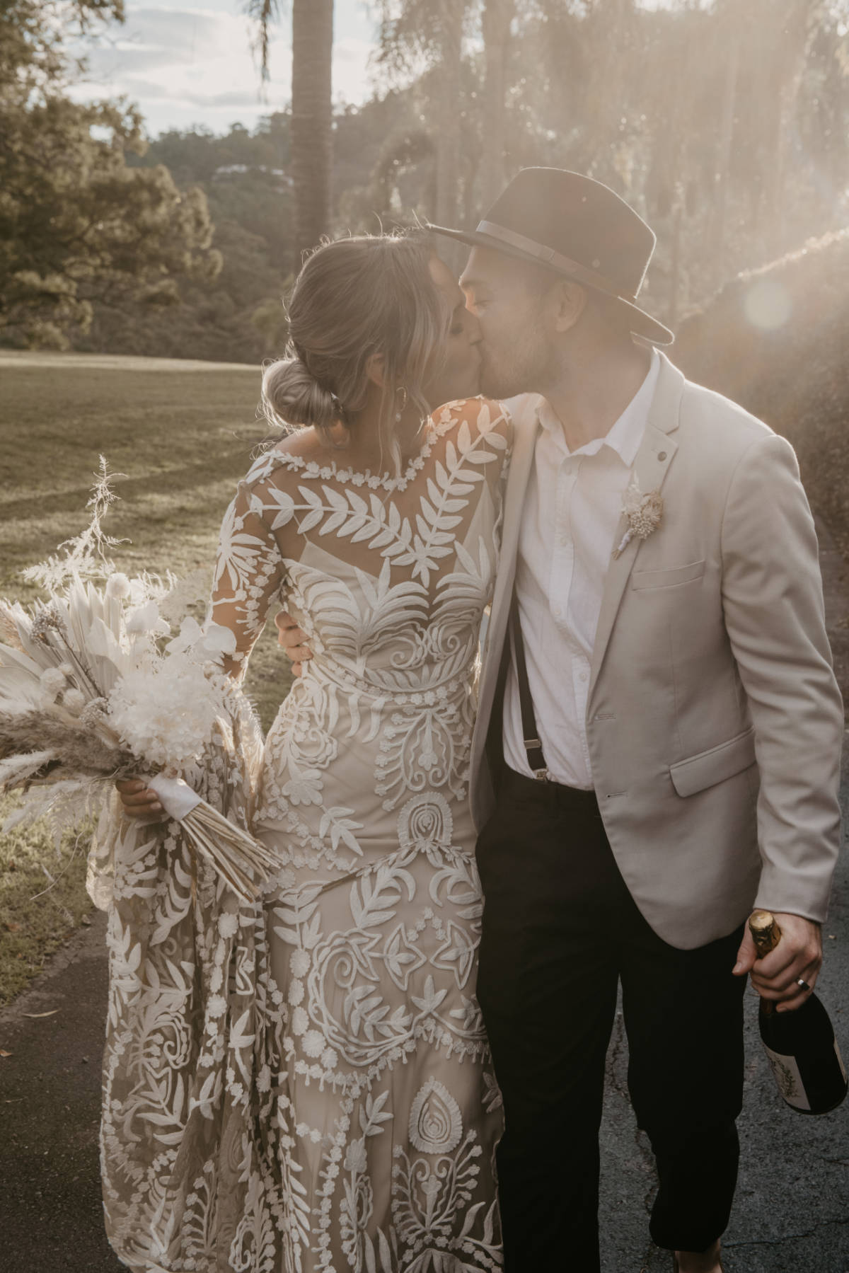 Austinvilla Estate Gold Coast wedding for Gabie and Scott by Commonstudios Photography. Boho rustic wedding QLD.