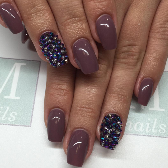 Nailed it: spectacular manicures for your big day blinging berry nails
