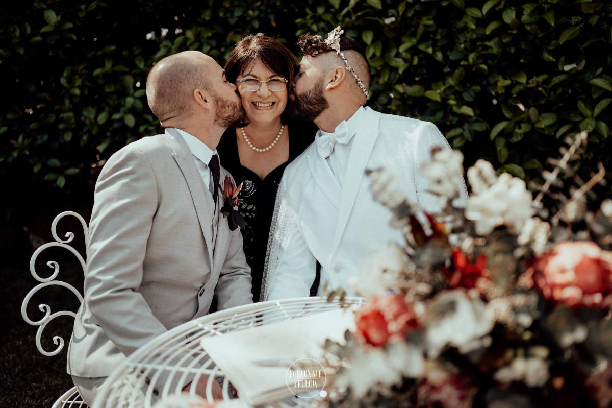 Elegant garden wedding for Brenton and Clayton at Burnham Grove Estate, Camden. Photos by Fortunate Fellow Photography.