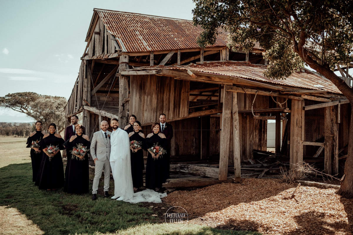 Elegant garden wedding for Brenton and Clayton at Burnham Grove Estate, Camden. Photos by Fortunate Fellow Photography.