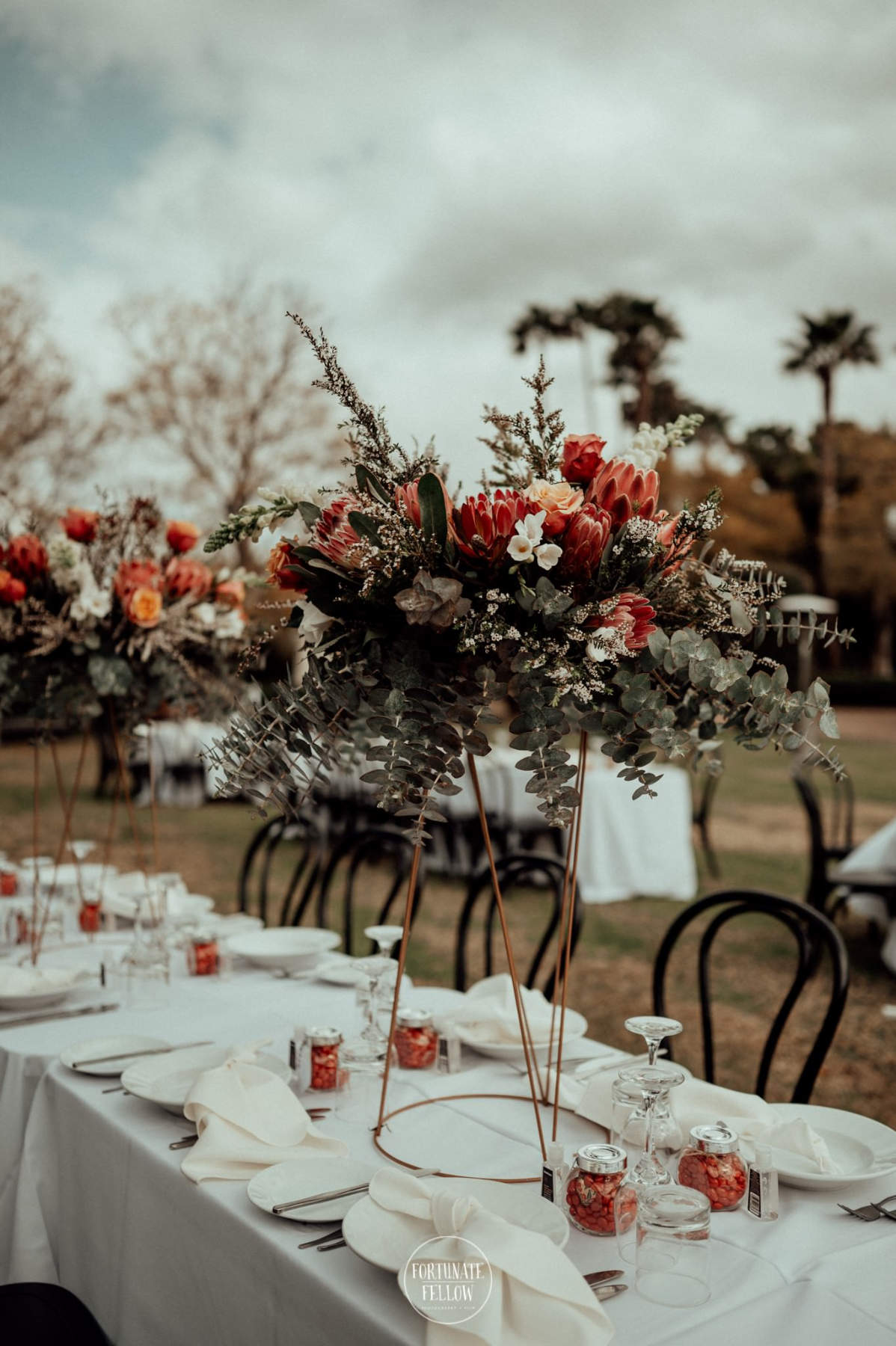 Elegant garden wedding for Brenton and Clayton at Burnham Grove Estate, Camden. Photos by Fortunate Fellow Photography.