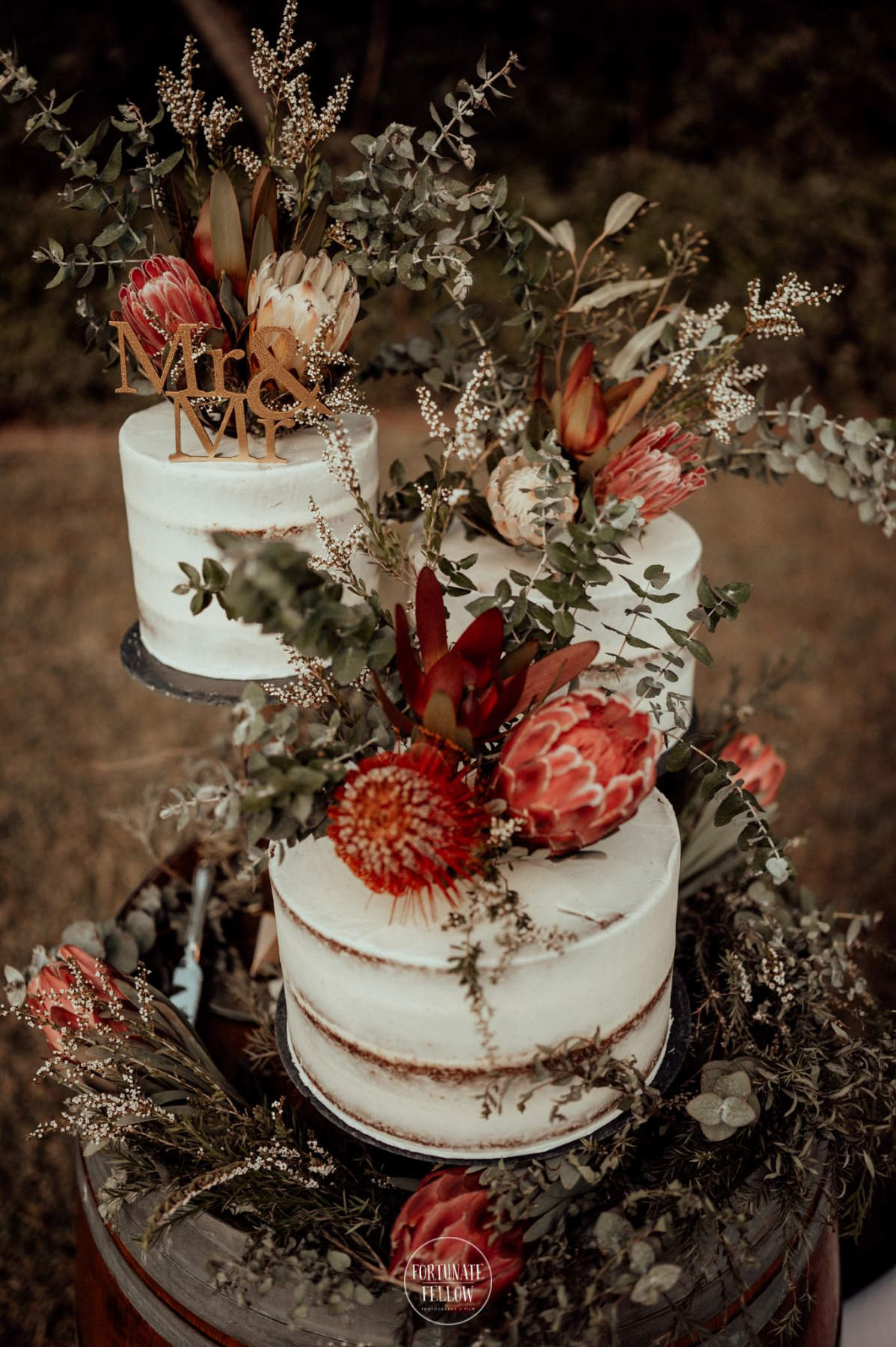 Elegant garden wedding for Brenton and Clayton at Burnham Grove Estate, Camden. Photos by Fortunate Fellow Photography.