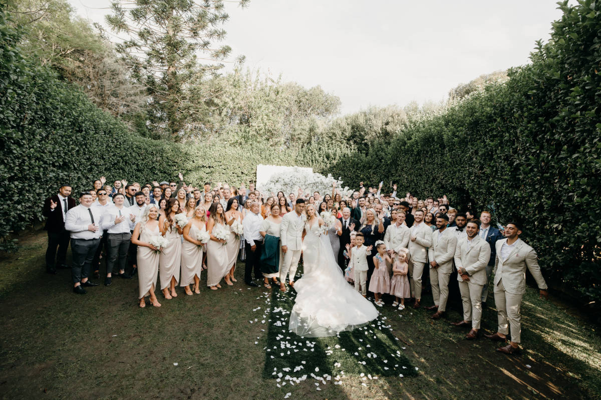 Burnham Grove Estate wedding in Camden, NSW for Marissa and Luke. Photographed by LIghtheart Films & Photography.