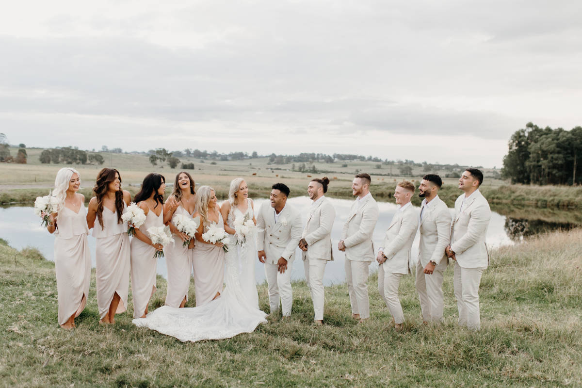 Burnham Grove Estate wedding in Camden, NSW for Marissa and Luke. Photographed by LIghtheart Films & Photography.