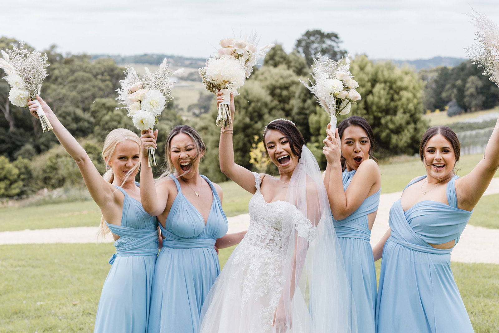 Romantic vintage wedding at Butterfly Red Hill for Evelin and Christian. Photos by Desfura Weddings.