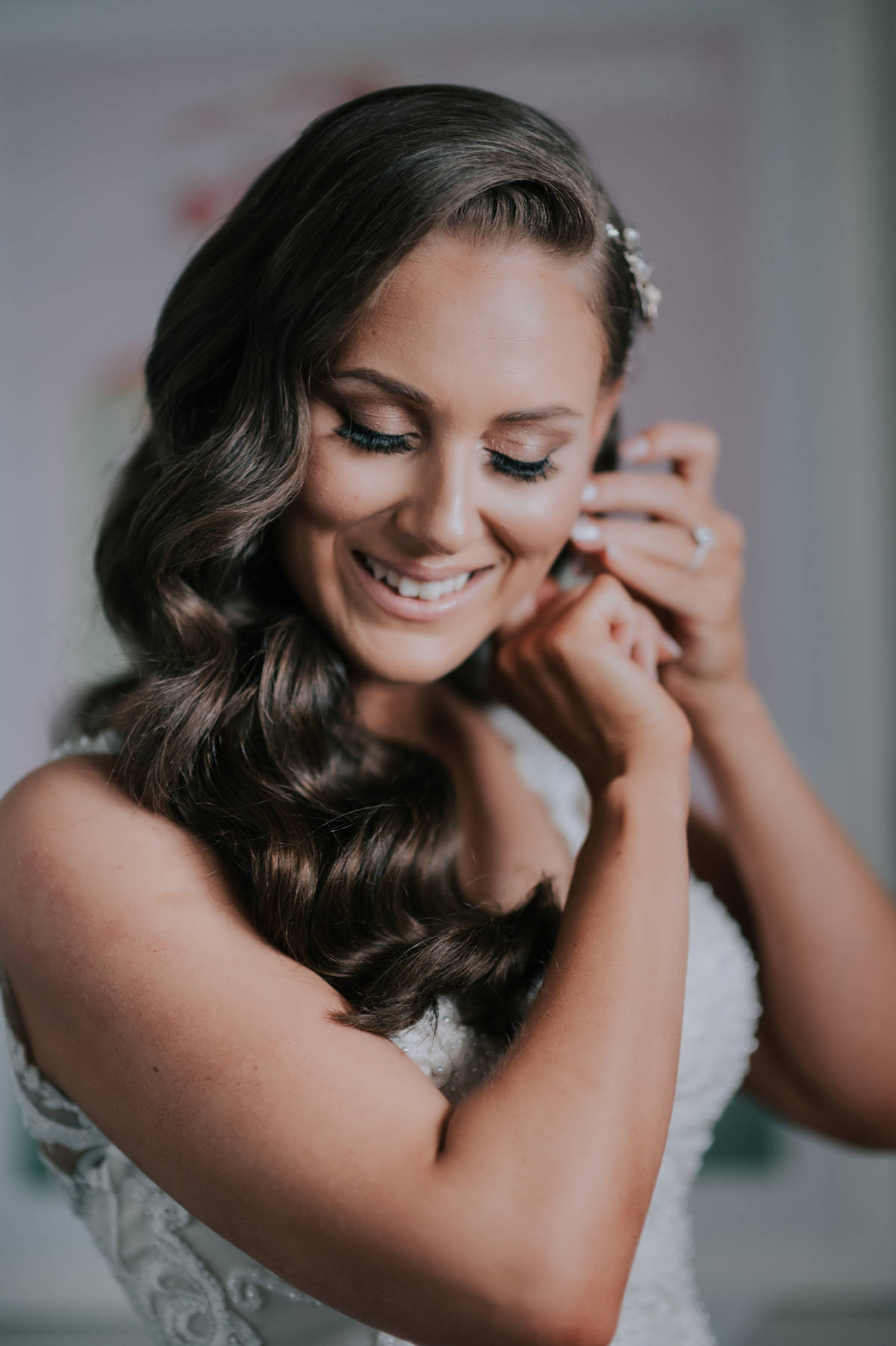 Romantic, elegant, classic style for Lana and Peter at their Cargo Hall wedding by Showtime Event Group at South Wharf, Melbourne.