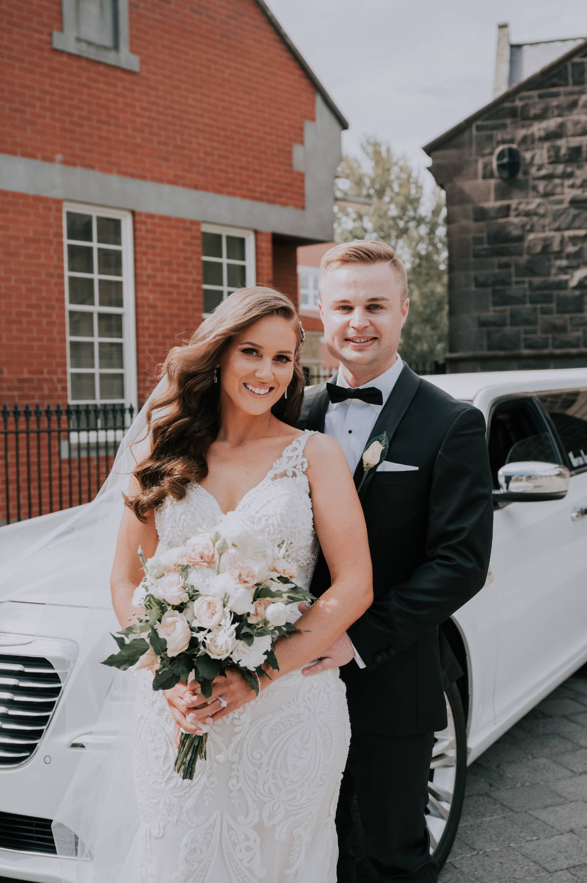 Romantic, elegant, classic style for Lana and Peter at their Cargo Hall wedding by Showtime Event Group at South Wharf, Melbourne.