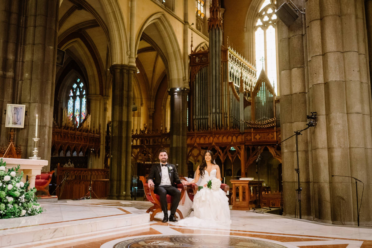 Luxury Crown Aviary rooftop wedding for Karen and Dejan. Photos by Theodore & Co.