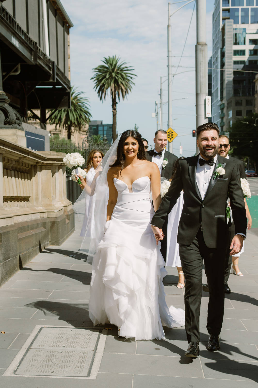 Luxury Crown Aviary rooftop wedding for Karen and Dejan. Photos by Theodore & Co.