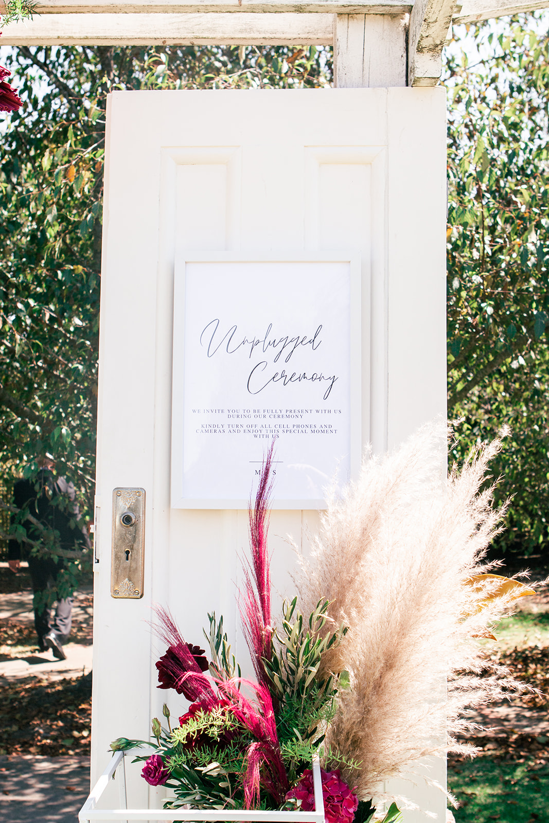 Modern boho wedding on the Mornington Peninsula. Dalywaters Garden Chapel ceremony, reception at Alatonera Restaurant. Photographed by Runaway Hearts. Macy & Sean.