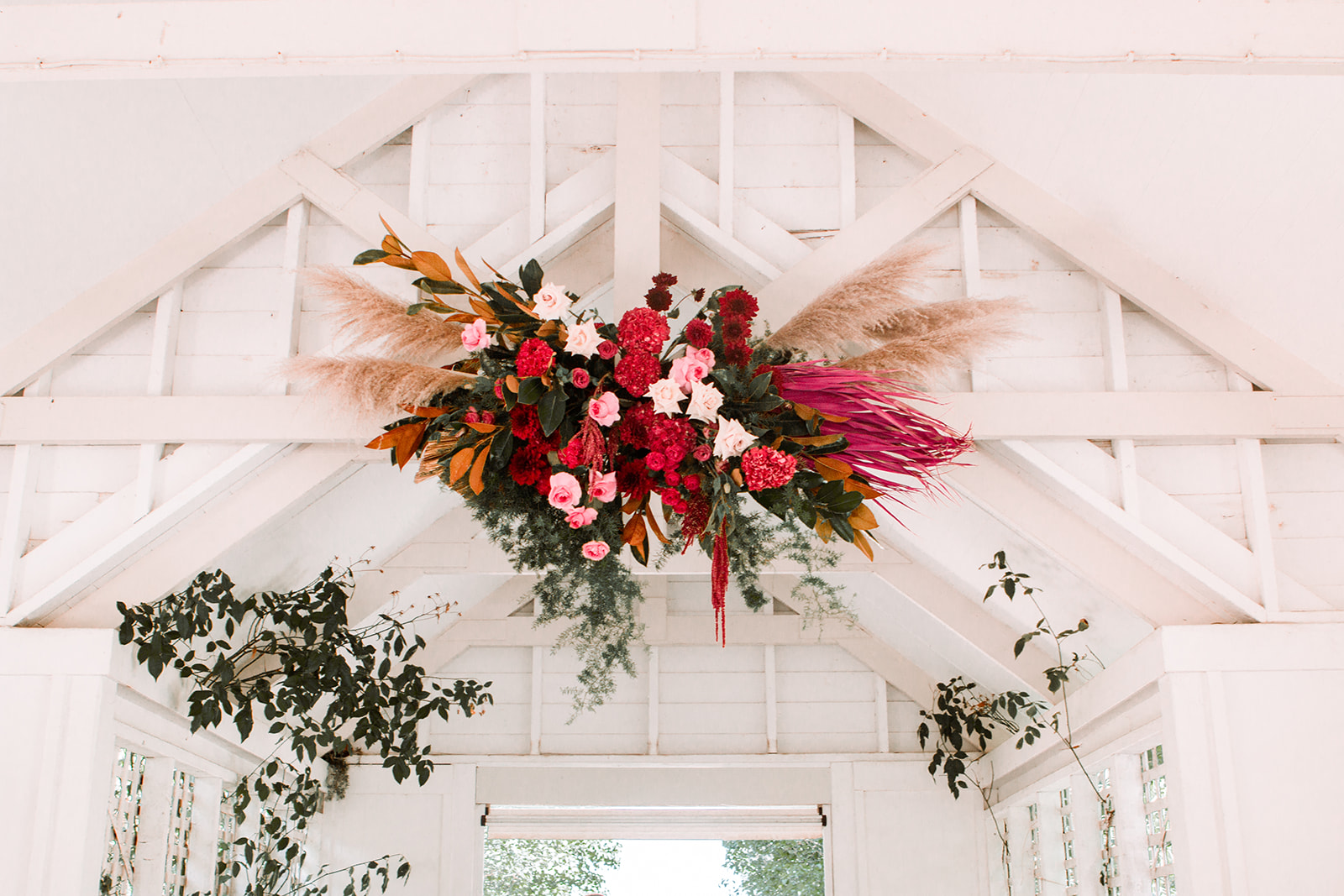 Modern boho wedding on the Mornington Peninsula. Dalywaters Garden Chapel ceremony, reception at Alatonera Restaurant. Photographed by Runaway Hearts. Macy & Sean.