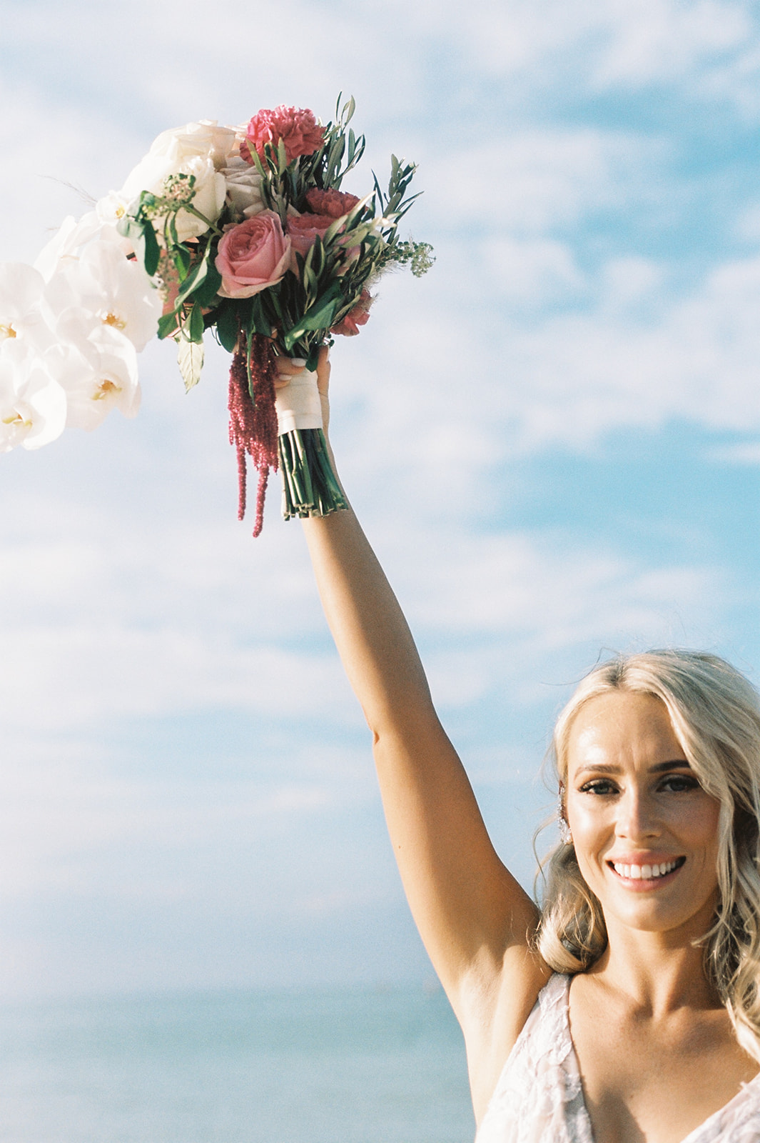 Modern boho wedding on the Mornington Peninsula. Dalywaters Garden Chapel ceremony, reception at Alatonera Restaurant. Photographed by Runaway Hearts. Macy & Sean.