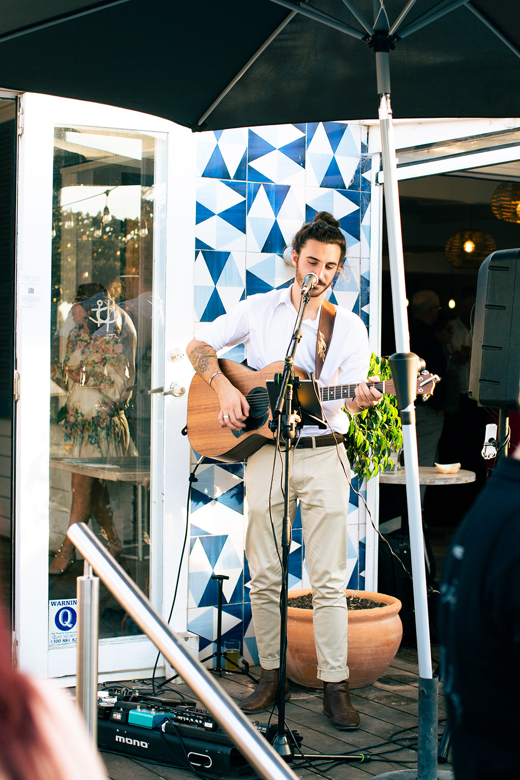 Modern boho wedding on the Mornington Peninsula. Dalywaters Garden Chapel ceremony, reception at Alatonera Restaurant. Photographed by Runaway Hearts. Macy & Sean.