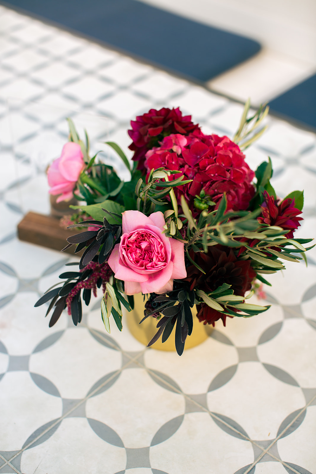 Modern boho wedding on the Mornington Peninsula. Dalywaters Garden Chapel ceremony, reception at Alatonera Restaurant. Photographed by Runaway Hearts. Macy & Sean.