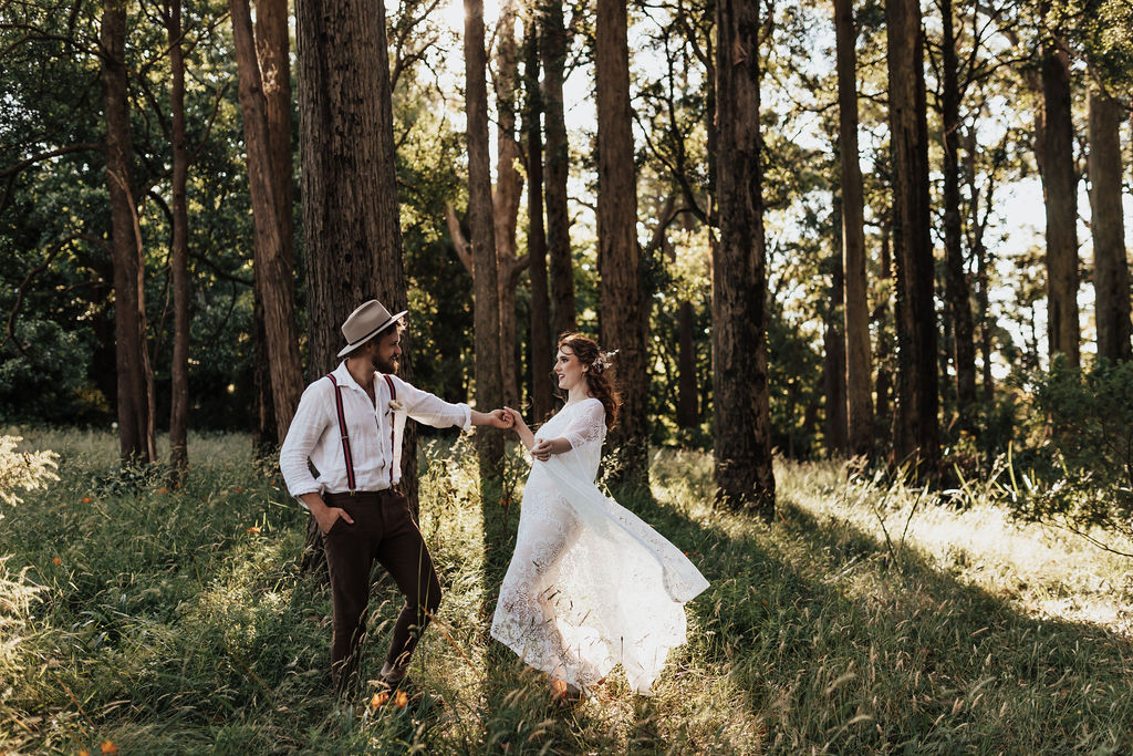 Boho wedding inspiration shoot at Folly Farm in the Dandenong Ranges by Wild Heart Events and My Scandi Style Photography.