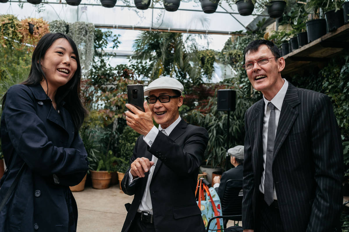 Inner city garden wedding at Glasshaus. Photos by Wren Steiner. Jessie + Tom