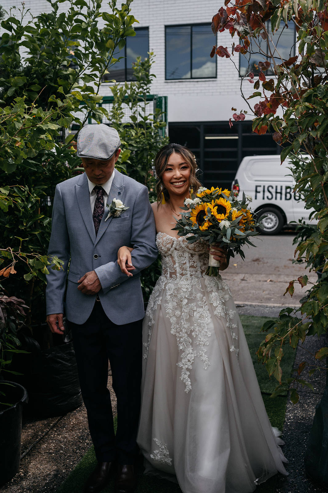 Inner city garden wedding at Glasshaus. Photos by Wren Steiner. Jessie + Tom